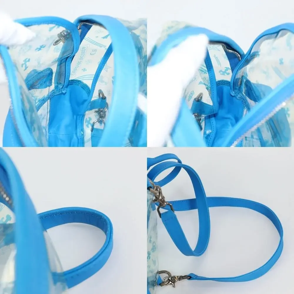 Chrome Hearts Vinyl Back To School Backpack Blue